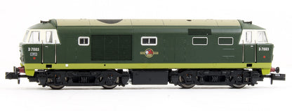 Pre-Owned Hymek D7003 BR Two Tone Green No YWP Late Crest Diesel Locomotive