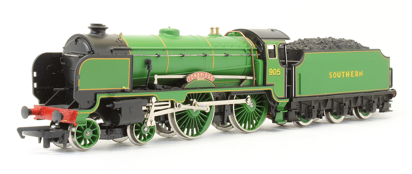 Pre-Owned R648 SR Schools Class 4-4-0 'Tonbridge' 905 Steam Locomotive Limited Edition With Royal Doulton Plate
