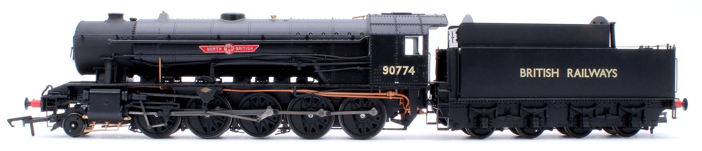 WD Austerity 2-10-0 'North British' British Railways Black No.90774 Steam Locomotive