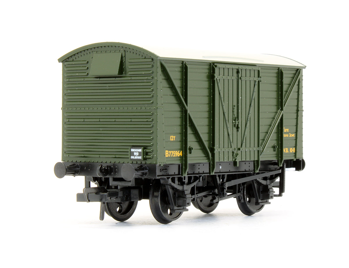 Pre-Owned BR 12Ton Vent Van Corrugated Ends WD Bronze Green - Exclusive Edition