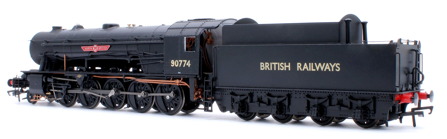 WD Austerity 2-10-0 'North British' British Railways Black No.90774 Steam Locomotive