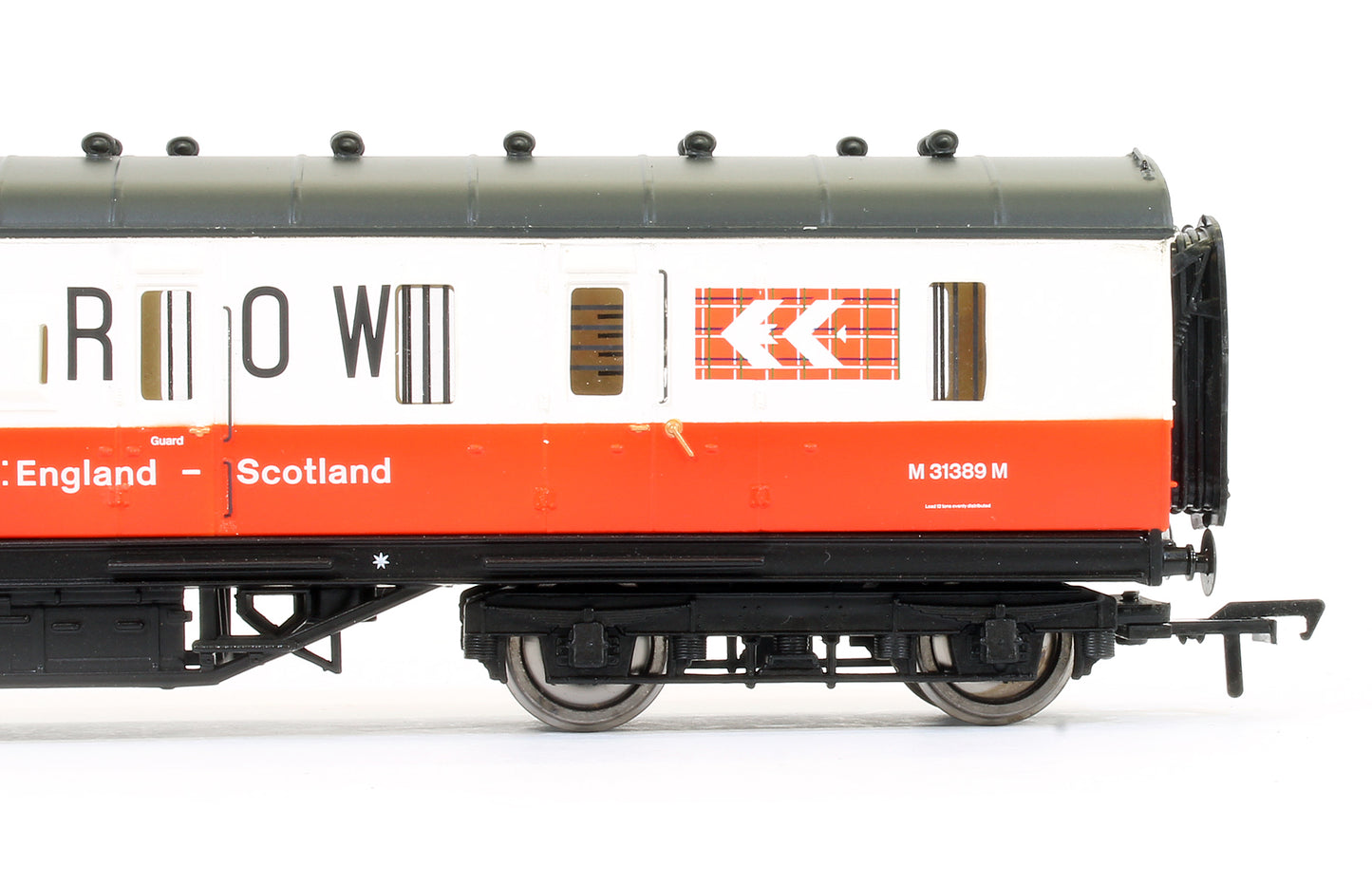 Pre-Owned 34-331 EX-LMS 50ft Stanier Parcels Van In Tartan Arrow Livery