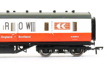 Pre-Owned 34-331 EX-LMS 50ft Stanier Parcels Van In Tartan Arrow Livery