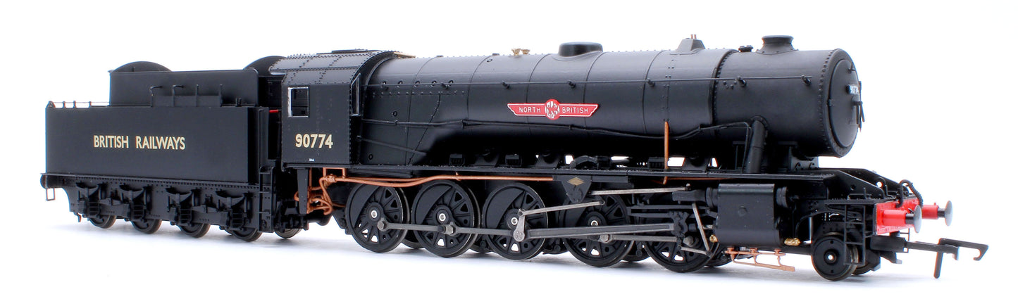 WD Austerity 2-10-0 'North British' British Railways Black No.90774 Steam Locomotive