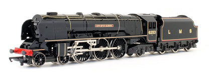 Pre-Owned R459 LMS Black Coronation Class 4-6-2 'City Of St. Albans' 6253 Steam Locomotive Limited Edition With Royal Doulton Plate