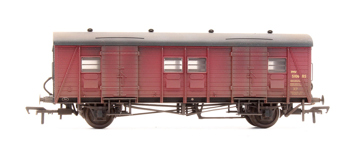 Pre-Owned 39-526 EX-Southern PMV Parcels & Miscellaneous Van BR Crimson 'S1068S' - Custom Weathered