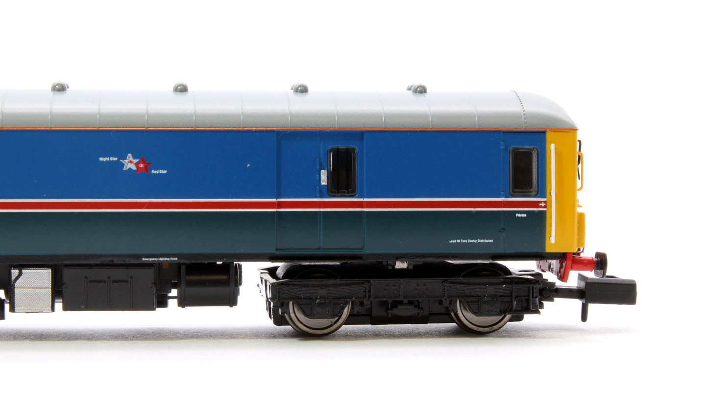 Class 128 55994 Express Parcels 2-tone blue livery with plated over corridors Diesel Locomotive