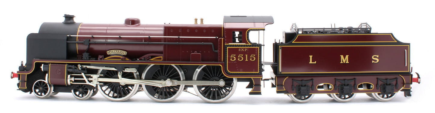 E/42-B1 Patriot Class "Caernarvon" 4-6-0 LMS Gloss Lined Maroon No. 5515 Steam Locomotive