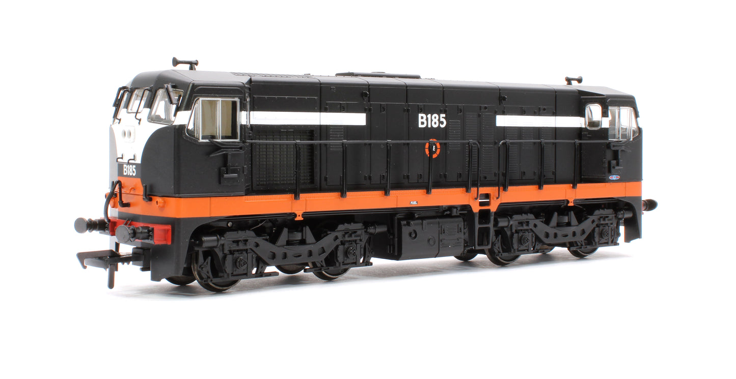 Class 181 Córas Iompair Éireann (CIE)  Black/Tan no. 185 Diesel Locomotive