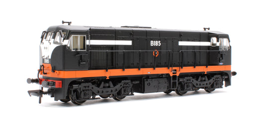 Class 181 Córas Iompair Éireann (CIE)  Black/Tan no. 185 Diesel Locomotive