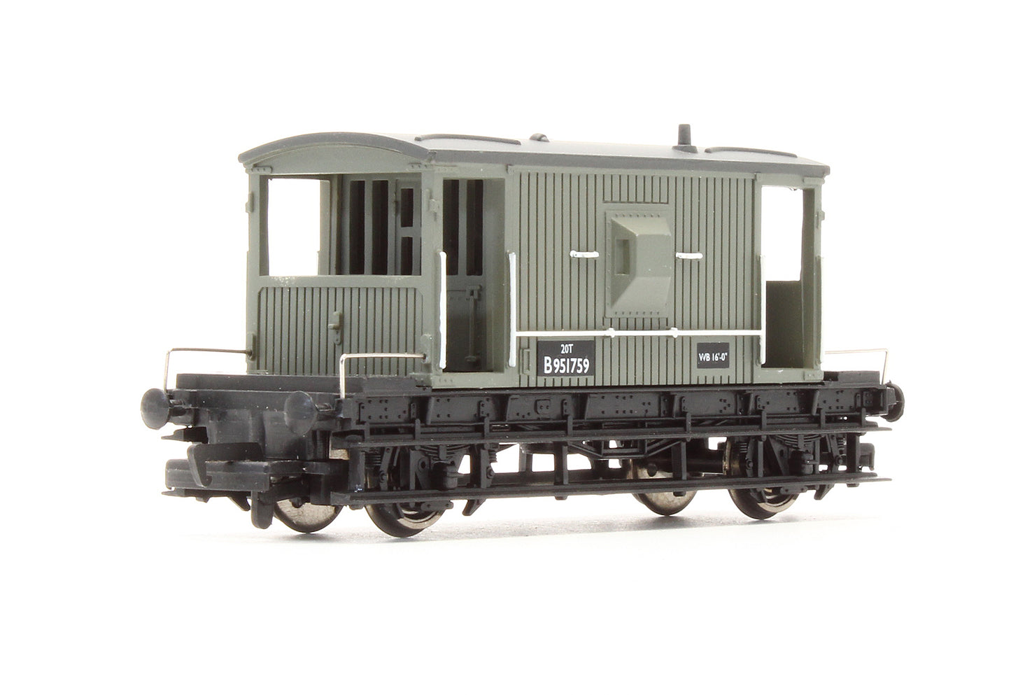 Pre-Owned 20 Ton Brake Van Non Fitted BR Grey 'B951759'