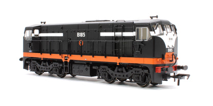 Class 181 Córas Iompair Éireann (CIE)  Black/Tan no. 185 Diesel Locomotive