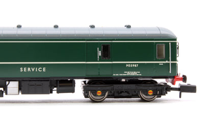 Class 128 M55987 BR Green with Speed Whiskers (No Yellow End) Diesel Locomotive