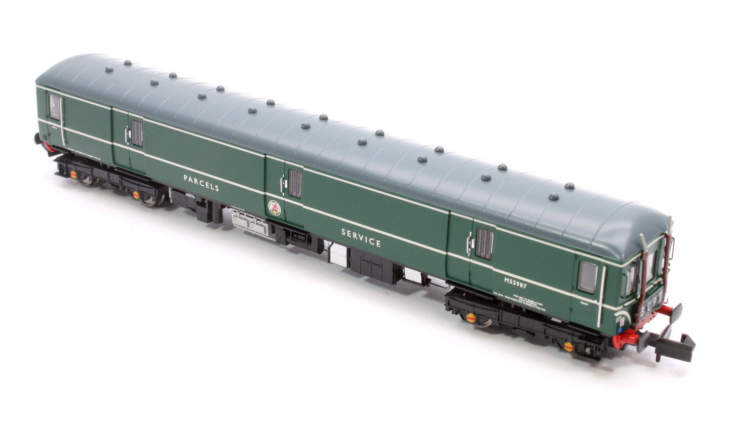 Class 128 M55987 BR Green with Speed Whiskers (No Yellow End) Diesel Locomotive