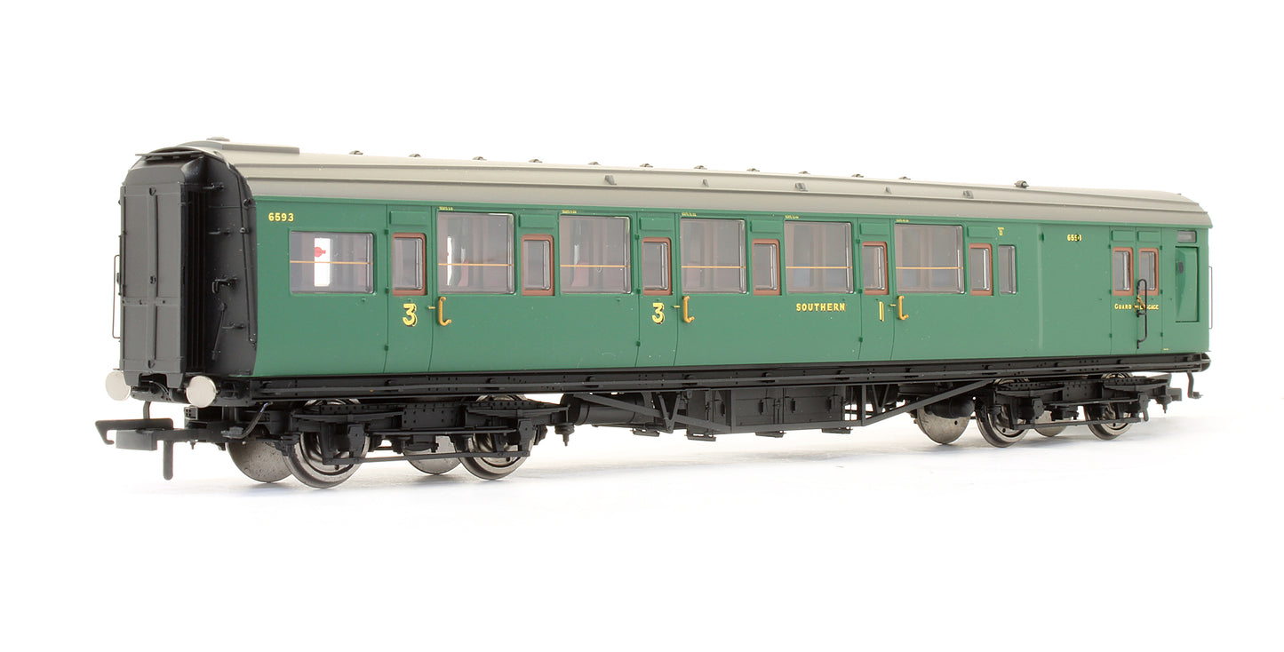 Pre-Owned SR Maunsell Brake Composite Coach '6593'
