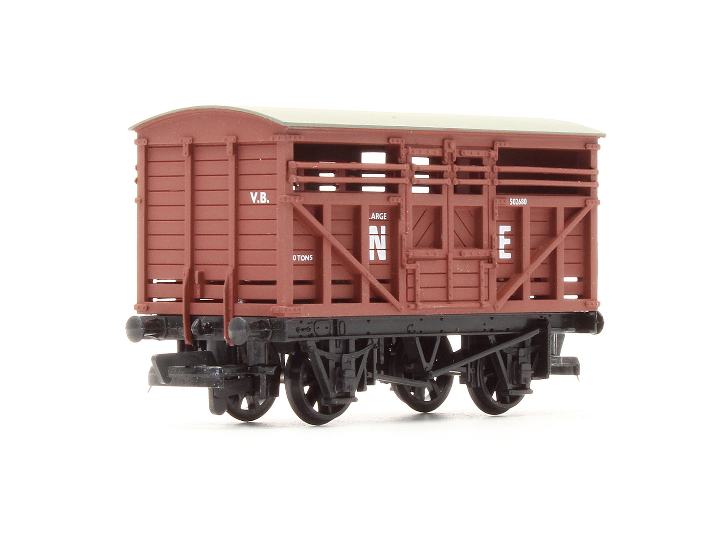 Pre-Owned 33-651 Cattle Wagon NE Brown '502680'