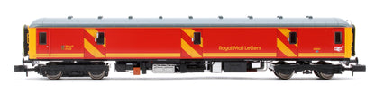 Pre-Owned Class 128 55992 in Royal Mail red livery with a corridor Diesel Locomotive