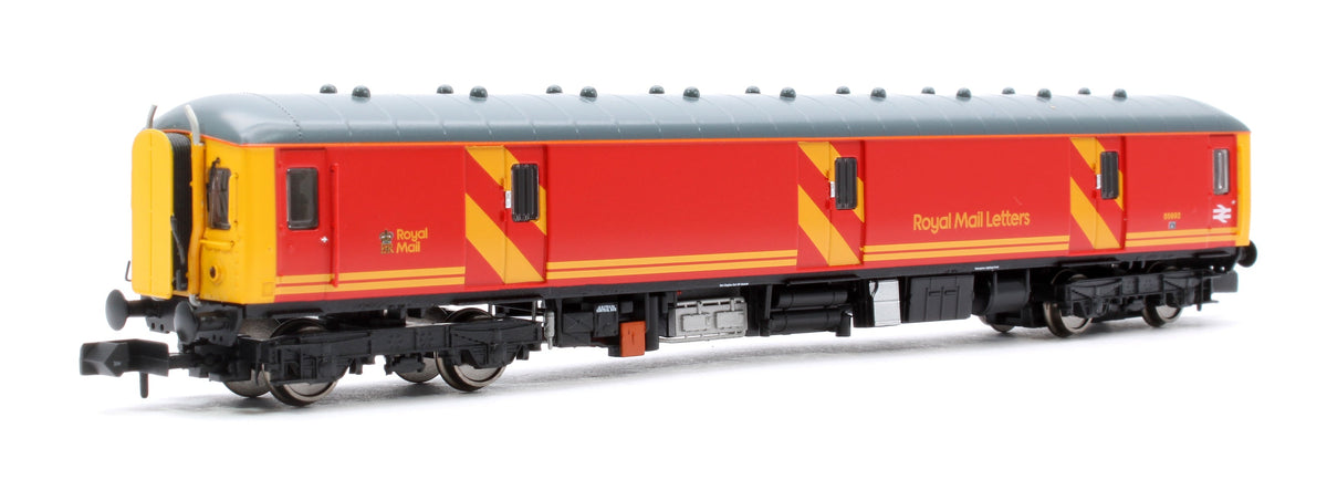 Pre-Owned Class 128 55992 in Royal Mail red livery with a corridor Diesel Locomotive