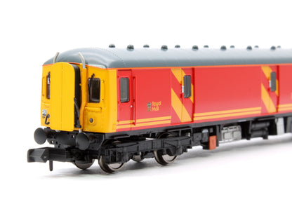 Pre-Owned Class 128 55992 in Royal Mail red livery with a corridor Diesel Locomotive