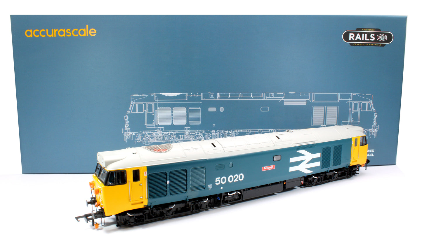 Pre-Owned ACC2397 Class 50020 'Revenge' BR Blue Large Logo Diesel Locomotive