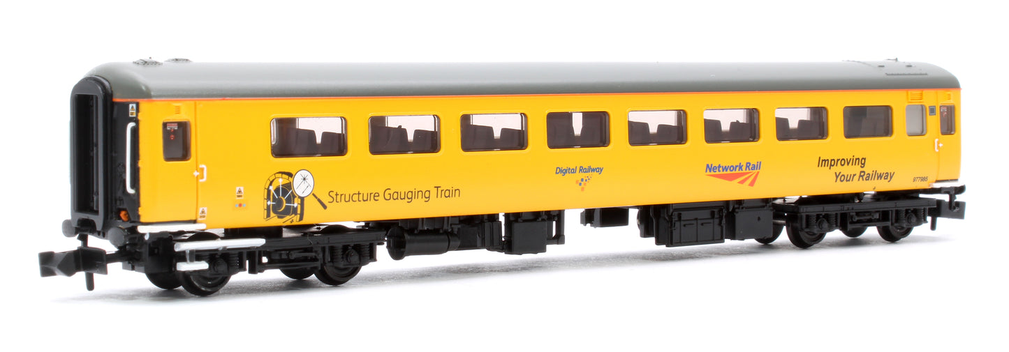 BR Mk2F TSO Tourist Second Open Network Rail Yellow No.977985