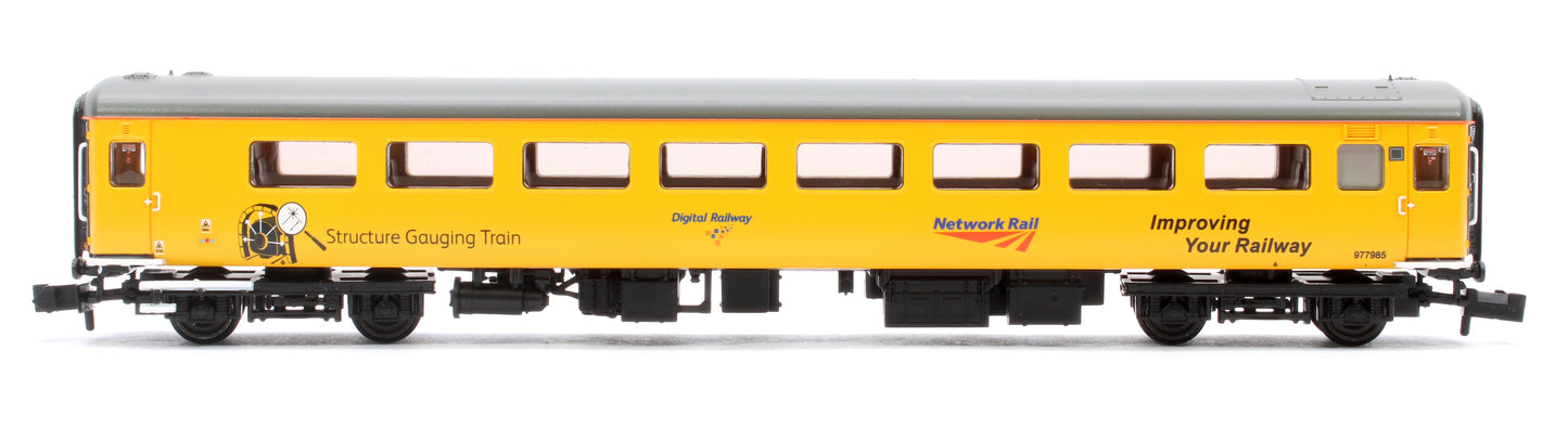 BR Mk2F TSO Tourist Second Open Network Rail Yellow No.977985