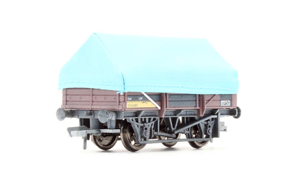 Pre-Owned 33-075C 5 Plank China Clay Wagon With Hood, BR Brown 'B743197' - Weathered