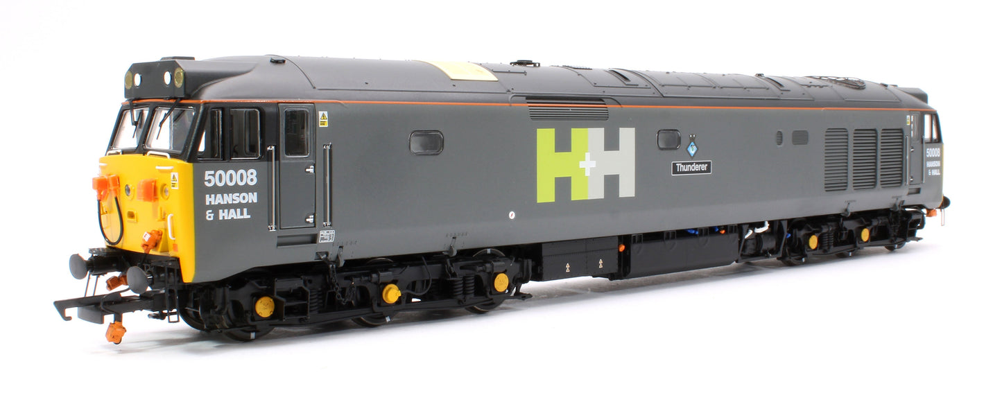 Pre-Owned Class 50008 'Thunderer' Hanson+Hall/Rail Adventure Diesel Locomotive - DCC Sound