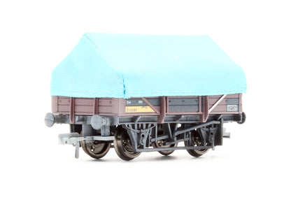Pre-Owned 33-075C 5 Plank China Clay Wagon With Hood, BR Brown 'B743197' - Weathered