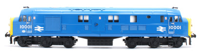 E/39-H BR 10001 BR Corporate Gloss Blue with Full Yellow Ends No.10001 Diesel Locomotive