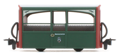 GR561 Ffestiniog Railway 'Bug Box' 4 Wheel Coach 'Zoo Car' Observation Early Preservation Livery