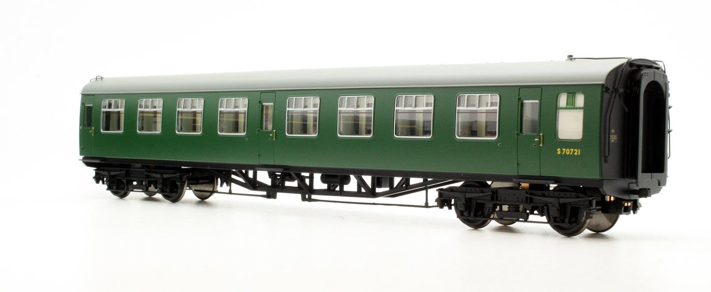 Pre-Owned 31-426B Class 411 4CEP 4 Car EMU 7122 BR(SR) Green Small Yellow Warning Panel