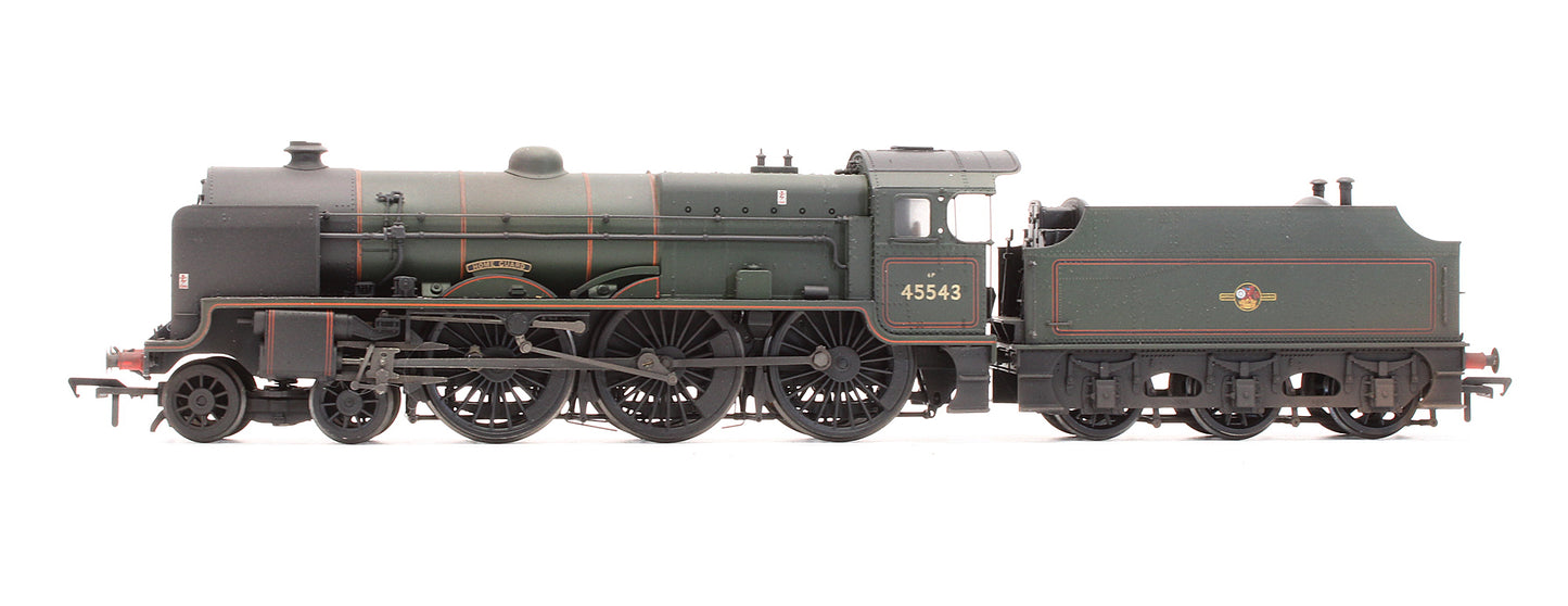 Pre-Owned Patriot 45543 'Home Guard' BR Green Late Crest Steam Locomotive - Custom Weathered