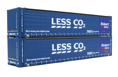 45 Ft Container Curtain Sided Less CO2 450012-5 + 4500