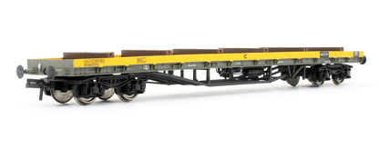 Pre-Owned 38-150Z Bogie Bolster Wagon YAA (EX-BDA) 'BRILL' Departmental Yellow/Grey (Exclusive Model)