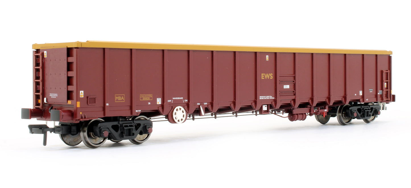 Pre-Owned 38-240 MBA Megabox High Sided Bogie Box Wagon With Buffers EWS