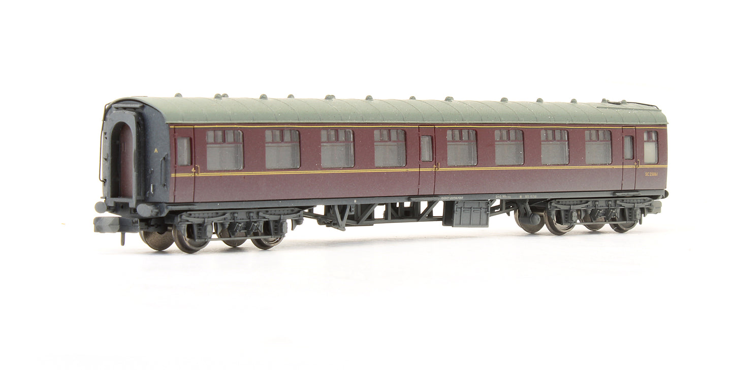 Pre-Owned BR Maroon MK1 SK Second Corridor Coach - 'SC 25861'- Weathered