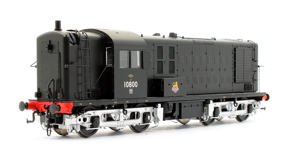 Pre-Owned North British Prototype 10800 BR Early Emblem Black with Silver Bogies Diesel Locomotive