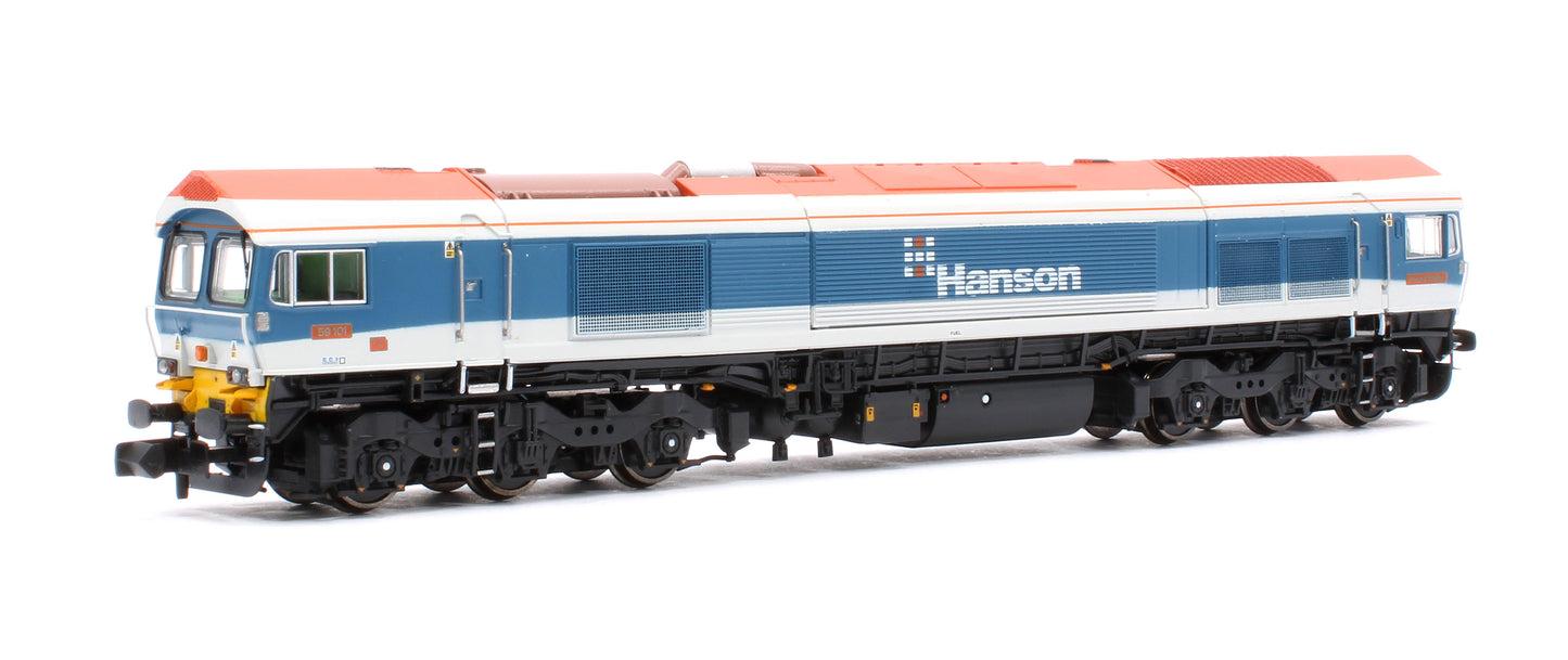 Class 59 59101 Hanson Livery Village of Whatley Diesel Locomotive - DCC Sound