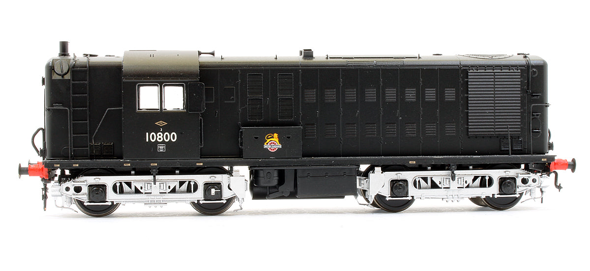 Pre-Owned North British Prototype 10800 BR Early Emblem Black with Silver Bogies Diesel Locomotive