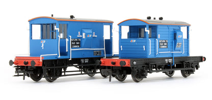 Pre-Owned 38-990 Set Of 2 (20T & SR Pill Box) Brake Vans BR Network Southeast