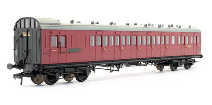 Pre-Owned SE&CR 60' Birdcage Brake Third Lavatory Coach BR Crimson