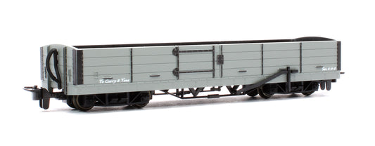 Pre-Owned OO-9 Bogie Open Wagon Grey Unnumbered