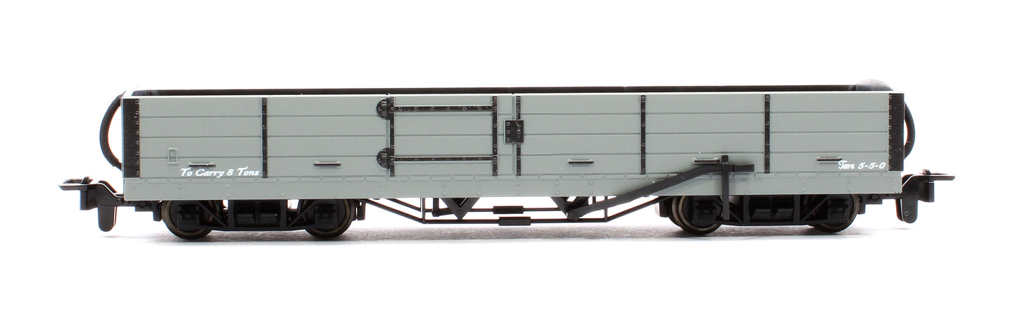OO-9 Bogie Open Wagon Grey Unnumbered