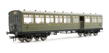 Pre-Owned LSWR 2 Car Gate Stock Set Southern Olive Green