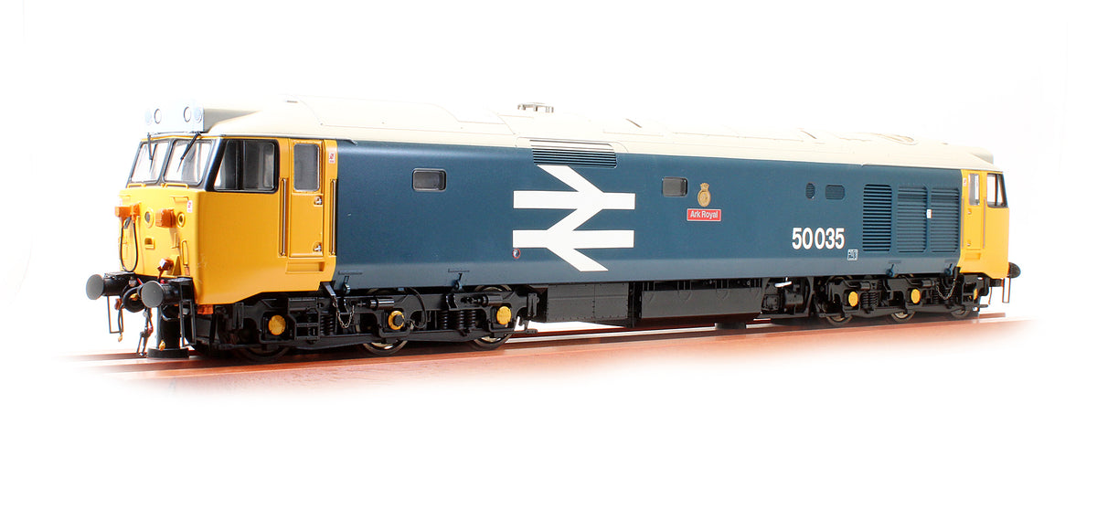 Pre-Owned Class 50035 BR Large Logo Blue 'Ark Royal' Diesel Locomotive - Limited Edition
