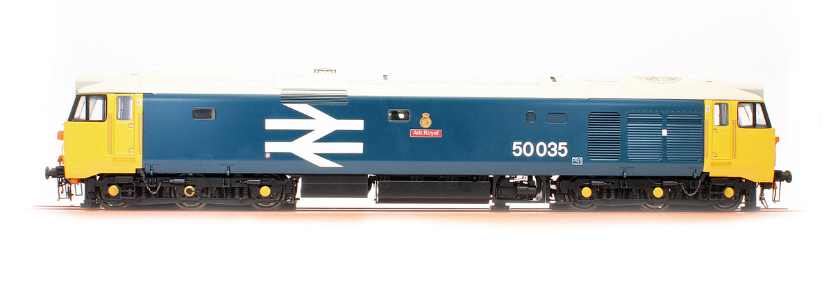 Pre-Owned Class 50035 BR Large Logo Blue 'Ark Royal' Diesel Locomotive - Limited Edition