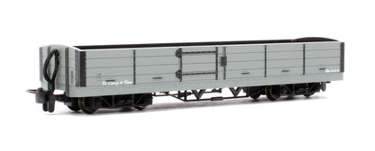 OO-9 Bogie Open Wagon Grey Unnumbered