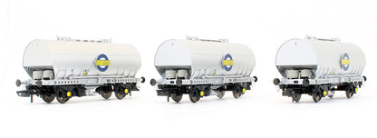 Pre-Owned Set Of 3 APCM Cemflo / PCV Bulk Cement wagon Pre-Tops LA242, LA246, LA251