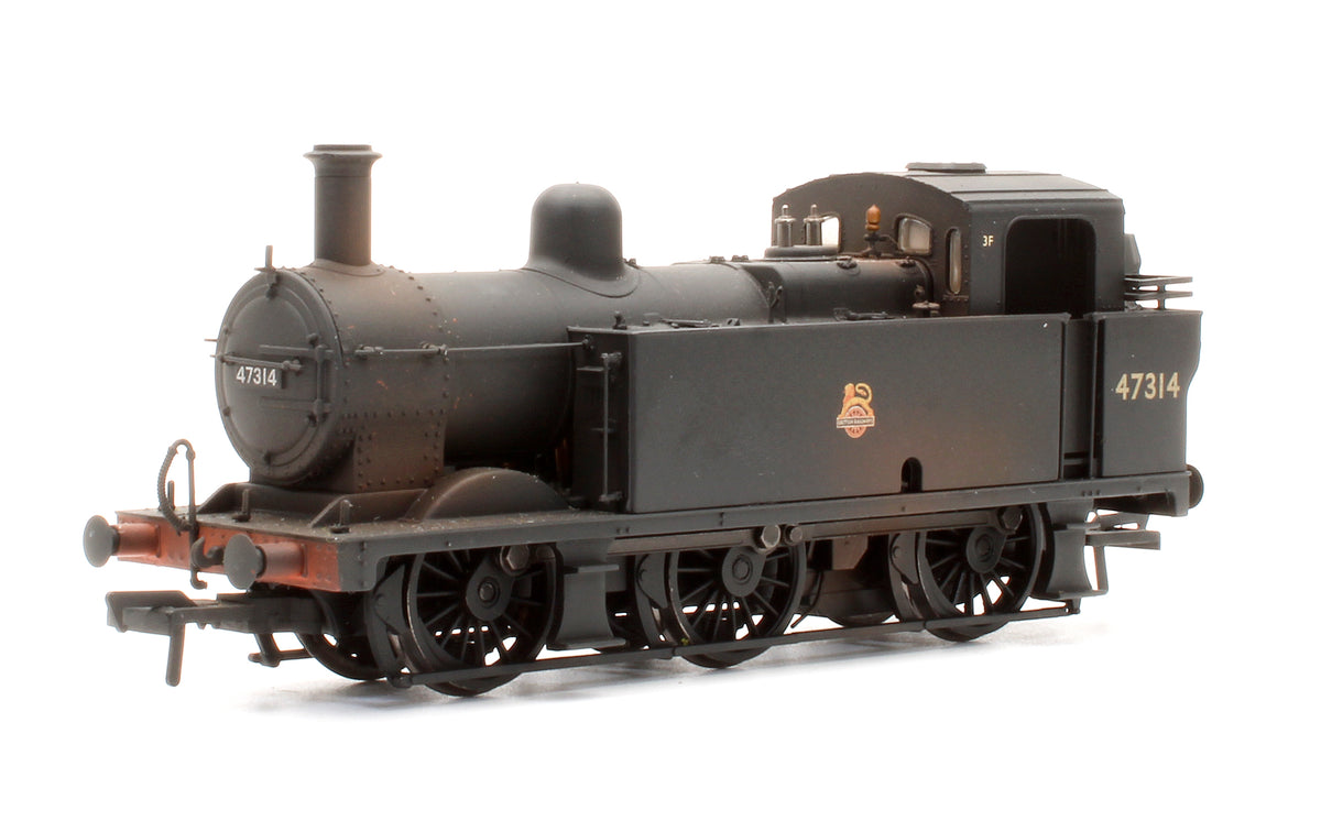 Pre-Owned 32-231A Class 3F Jinty 47314 BR Black Early Emblem Steam Locomotive (Weathered) - DCC Fitted